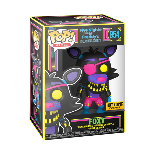 Funko POP! Foxy (Black Light) - Limited Edition Hot Topic Exclusive