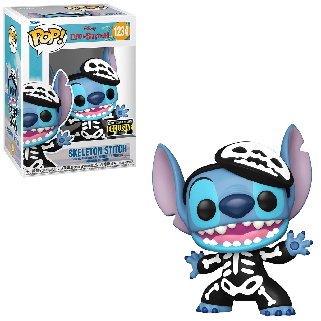 Funko POP! Skeleton Stitch - Limited Edition Entertainment Earth Exclusive