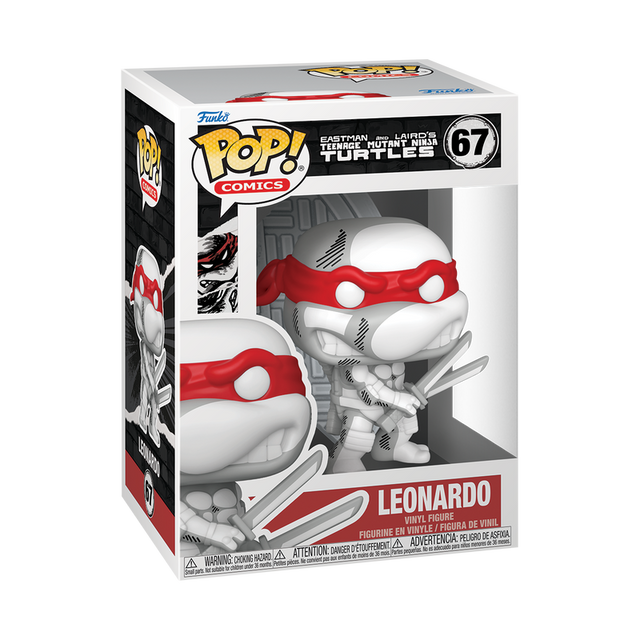 Funko POP! Leonardo (Battle Damaged) (Comic Deco) (Pre-Order)
