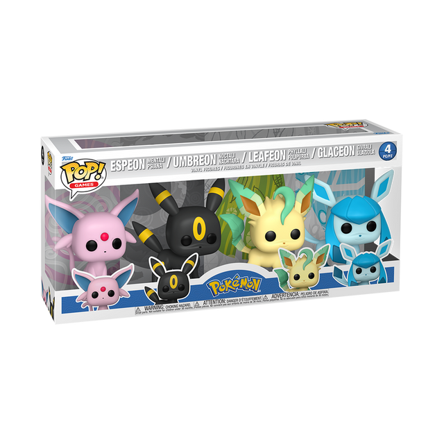 Funko POP! Eevee (Elemental Evolutions) (4-Pack) (Pre-Order)