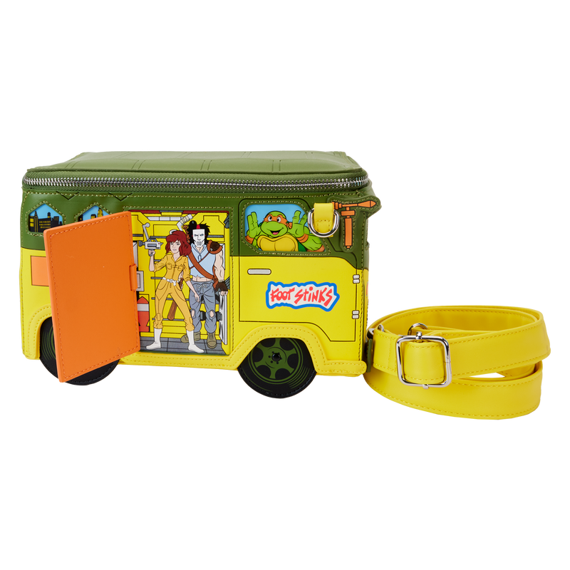 Loungefly Teenage Mutant Ninja Turtles 40th Anniversary Party Wagon Figural Crossbody Bag