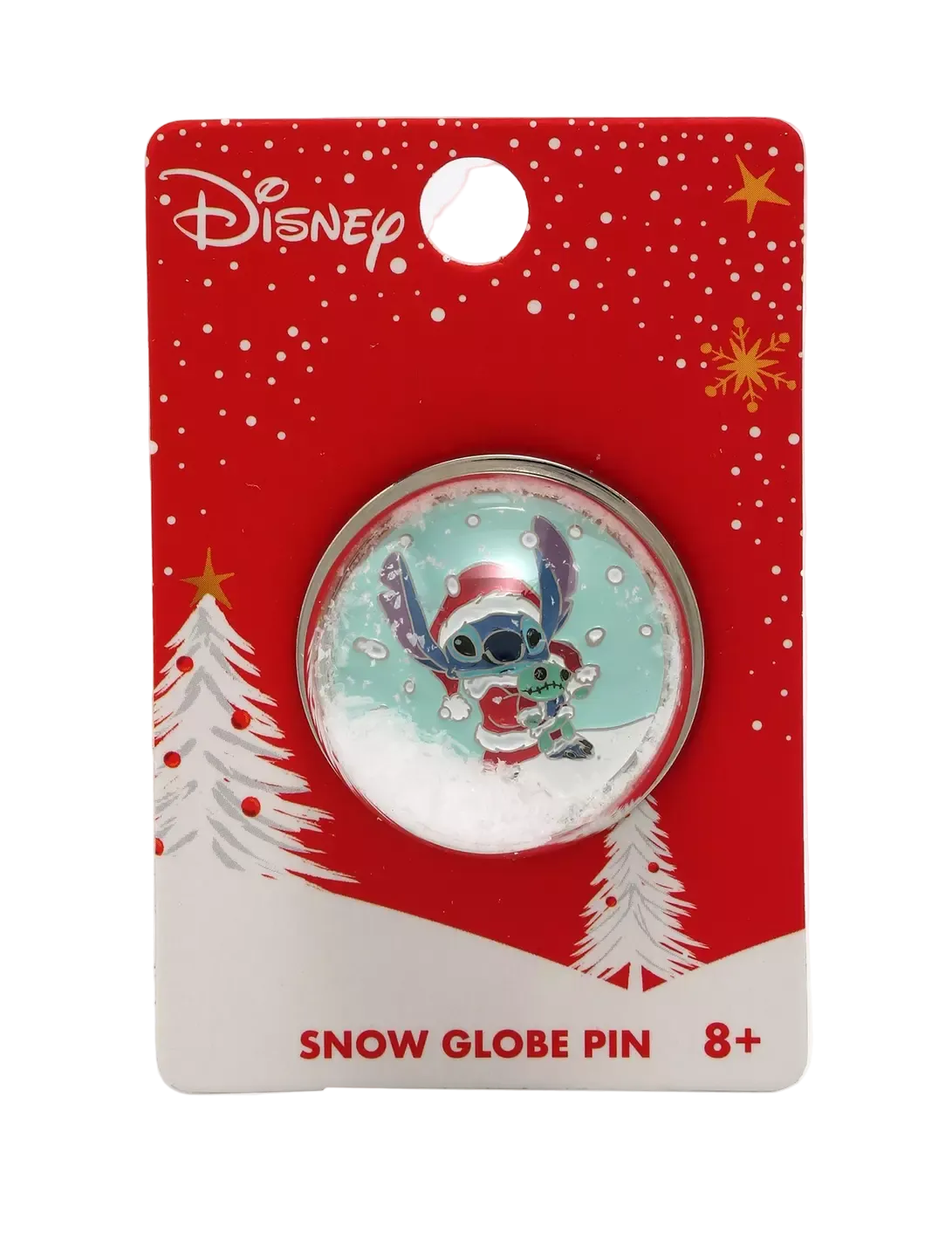 Disney Stitch Snow Globe Pin