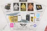 Assassins Creed: Assassins - 3 Collectible Metal Cards & Phone Stand, Copper-Gold-Silver Image Plates