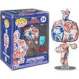 Funko POP! Captain Marvel (Art Series) - Limited Edition Special Edition Exclusive
