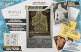 Assassins Creed: Assassins - 3 Collectible Metal Cards & Phone Stand, Copper-Gold-Silver Image Plates