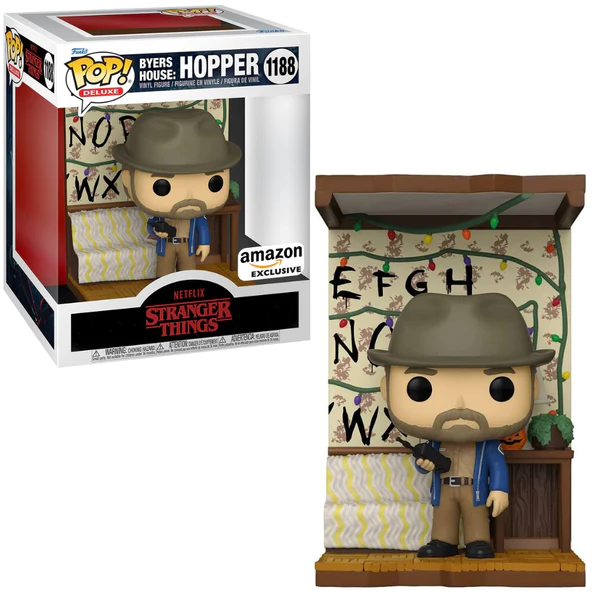 Funko POP! 6" Byers House: Hopper - Limited Edition Amazon Exclusive