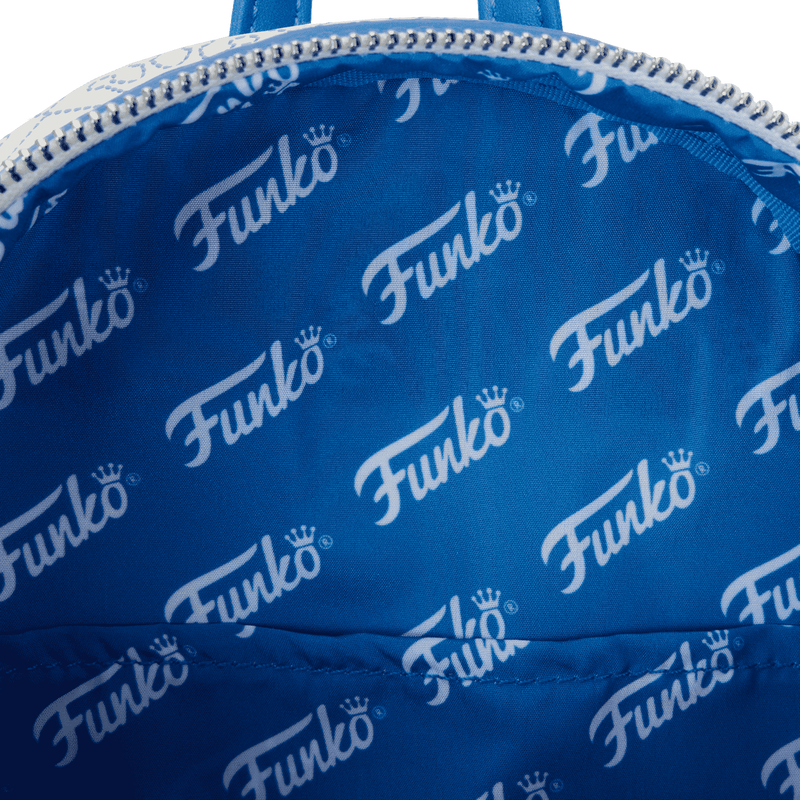 Loungefly Funko Logo White Mini Backpack