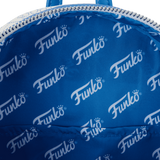 Loungefly Funko Logo White Mini Backpack