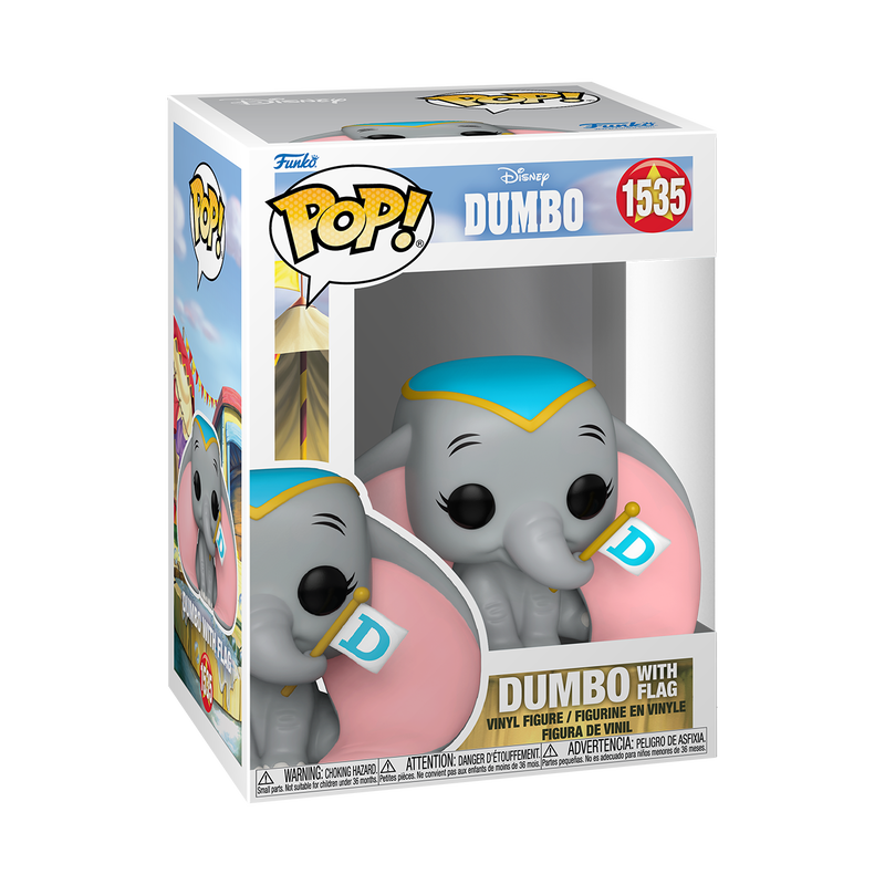 Dumbo with Flag