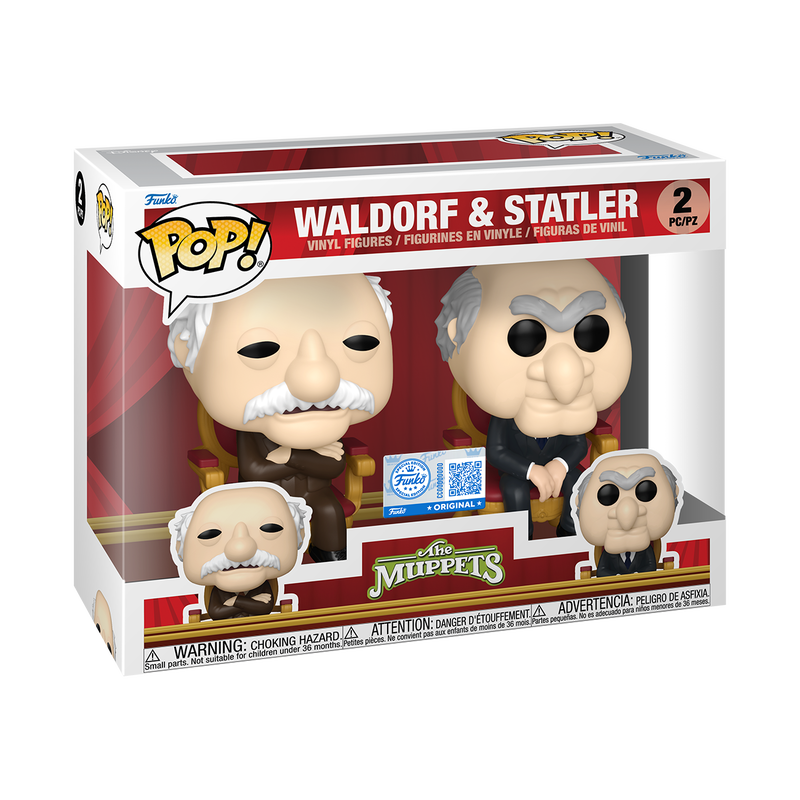 Funko POP! Waldorf & Statler (2-Pack) - Limited Edition Specialty Series Exclusive