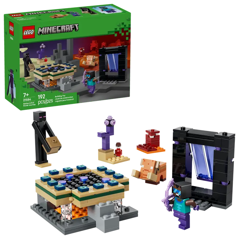 LEGO Nether & End Portal Journey