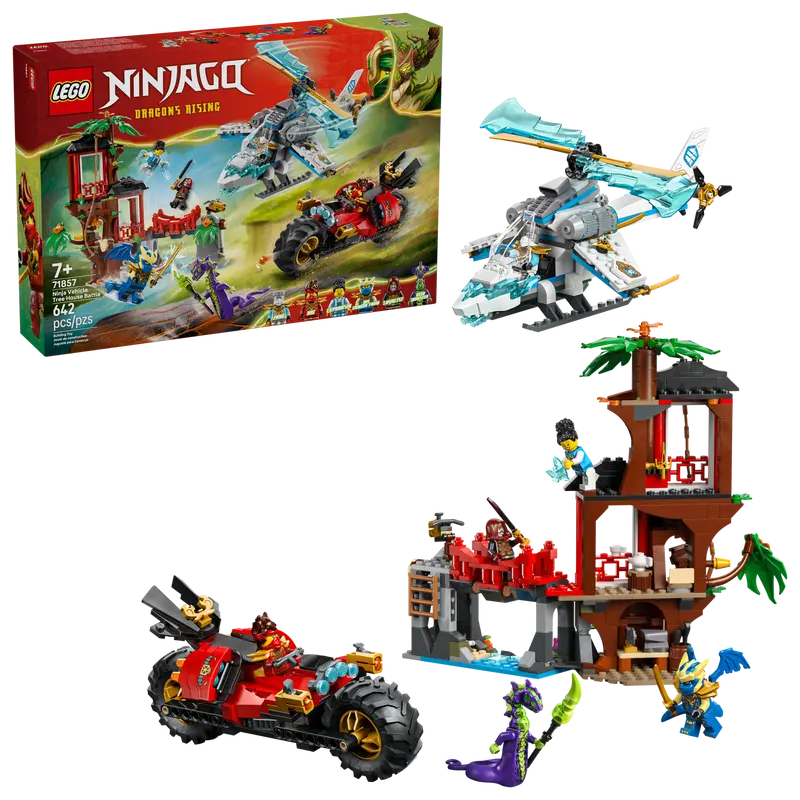 LEGO Ninja Vehicle Tree House Battle