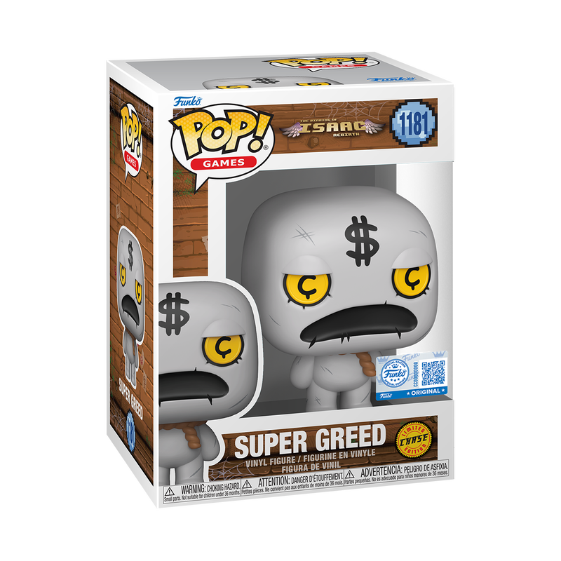 Funko POP! Super Greed - Limited Edition Chase - Limited Edition Funko Shop Exclusive