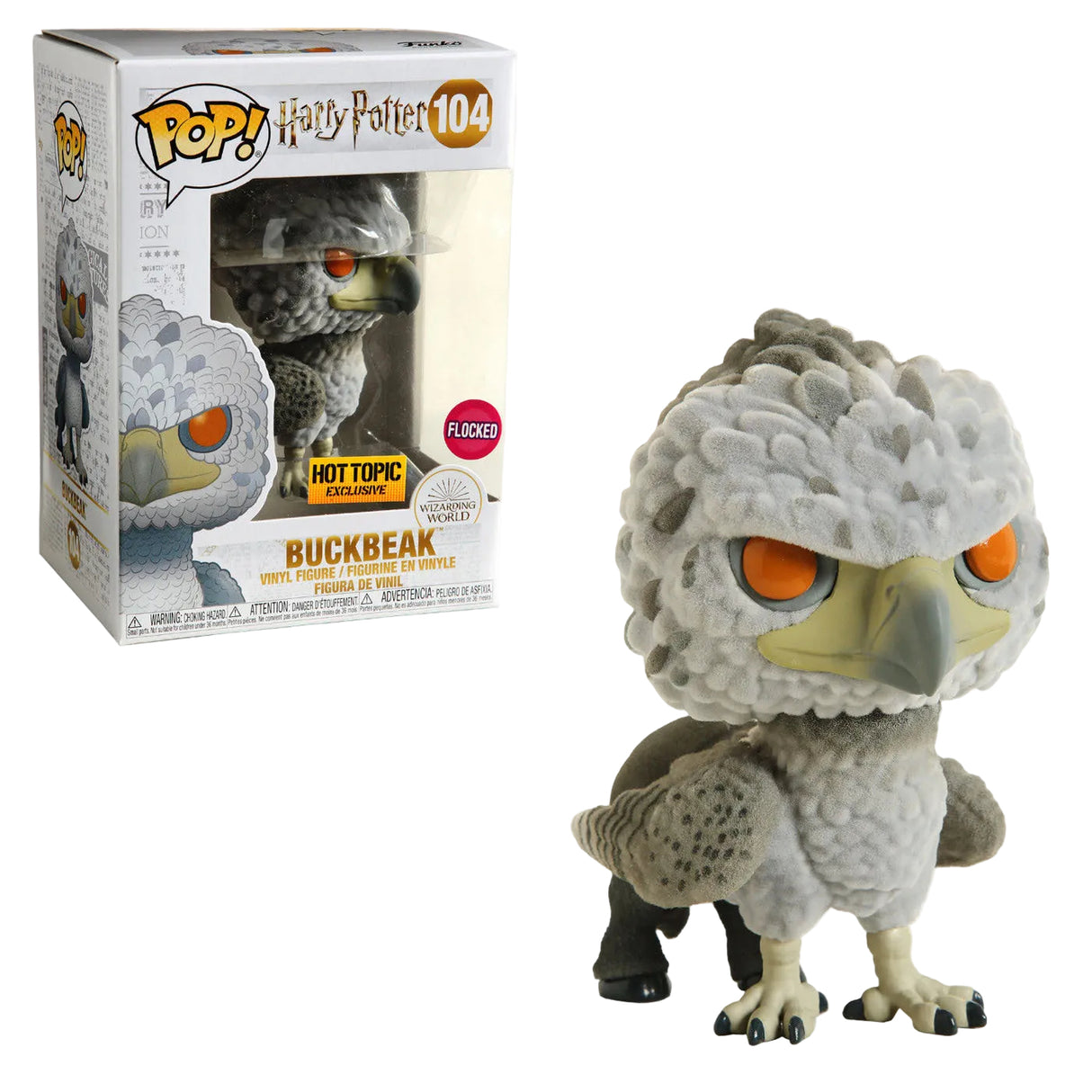 Funko POP! Buckbeak (Orange Eyes) (Flocked) - Limited Edition Hot Topic Exclusive