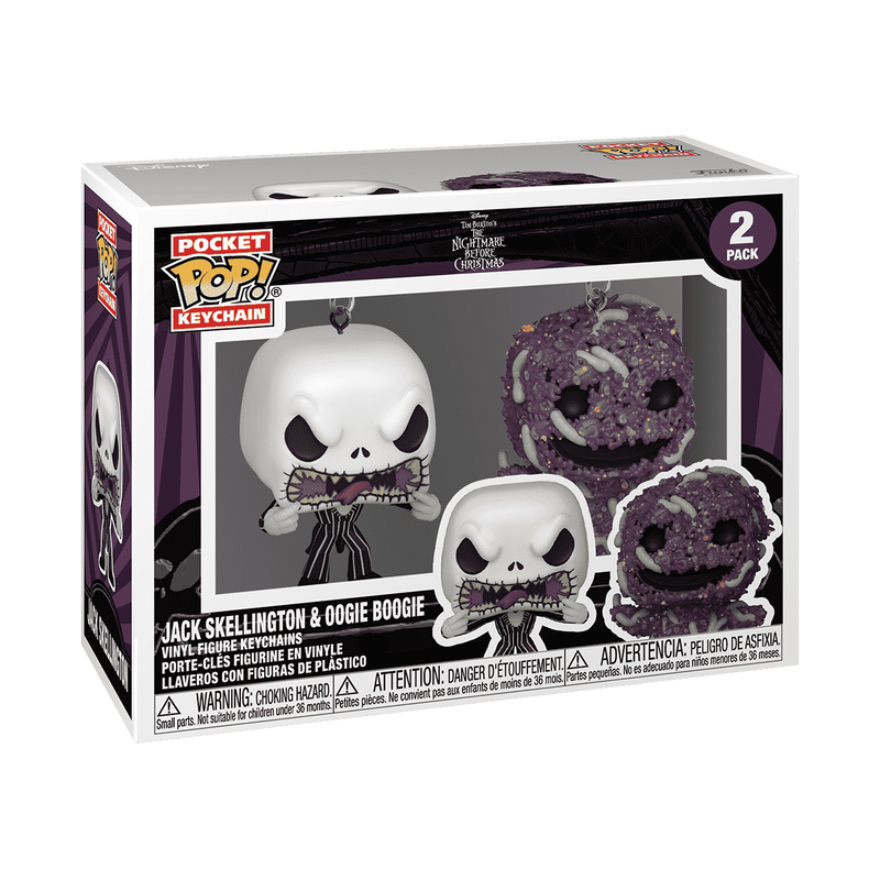 Funko POP! Keychain Jack Skellington & Oogie Boogie