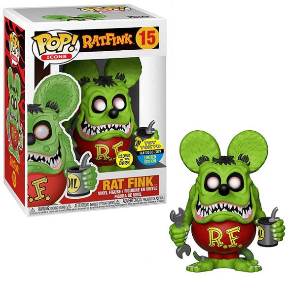 Funko POP! Rat Fink (Glow) - Limited Edition 2019 SDCC Exclusive
