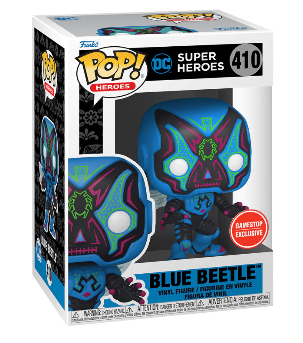 Funko POP! Blue Beetle (Glow) - Limited Edition EB Games Exclusive