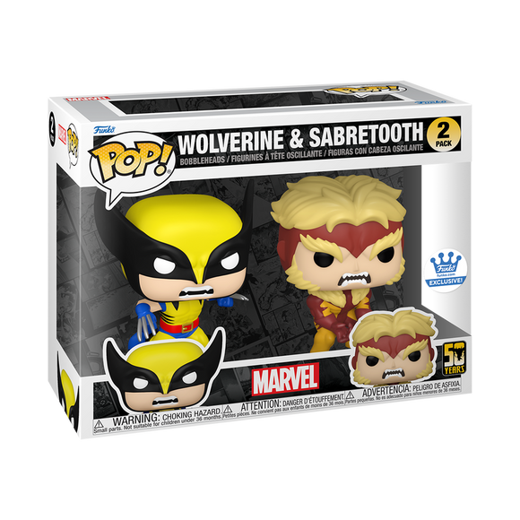 Wolverine & Sabretooth - Limited Edition Funko Shop Exclusive (Pre-Order)