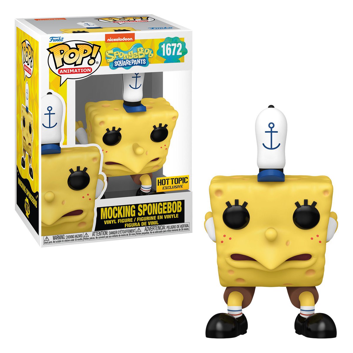 Funko POP! Mocking SpongeBob - Limited Edition Hot Topic Exclusive