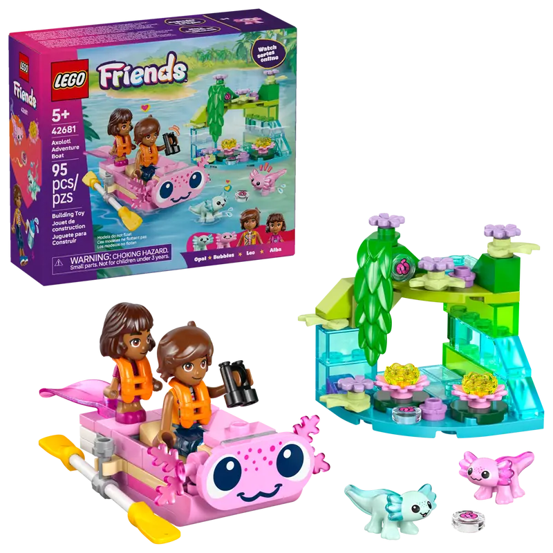 LEGO Axolotl Adventure Boat