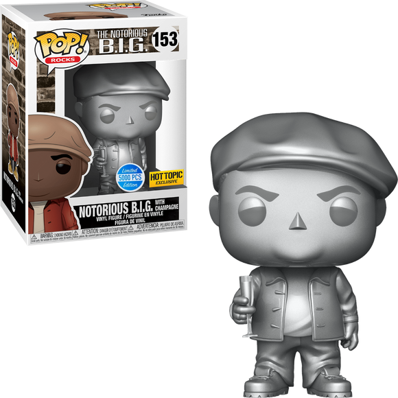 Notorious B.I.G. With Champagne (LE 5000) (Platinum Metallic) - Limited Edition Hot Topic Exclusive