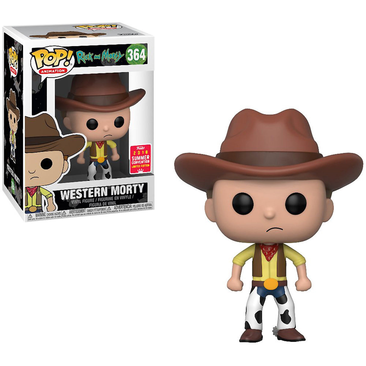 Funko POP! Western Morty - Limited Edition 2018 SDCC Exclusive
