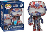 Funko POP! Captain America (Art Series) - Limited Edition Special Edition Exclusive