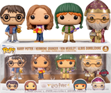 Funko POP! Harry Potter (Metallic) (4-Pack) - Limited Edition Special Edition Exclusive
