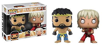 Funko POP! Hot Ryu & Violent Ken (2-Pack) - Limited Edition GameStop Exclusive