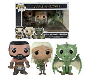 Funko POP! Khal, Khaleesi, & Rhaegal (3-Pack)