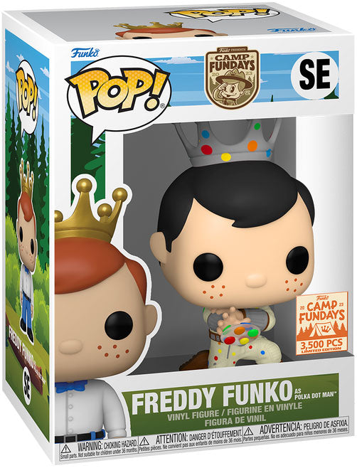Freddy Funko As Polka Dot Man (L.E. 3500) - Limited Edition 2023 Camp Fundays Exclusive