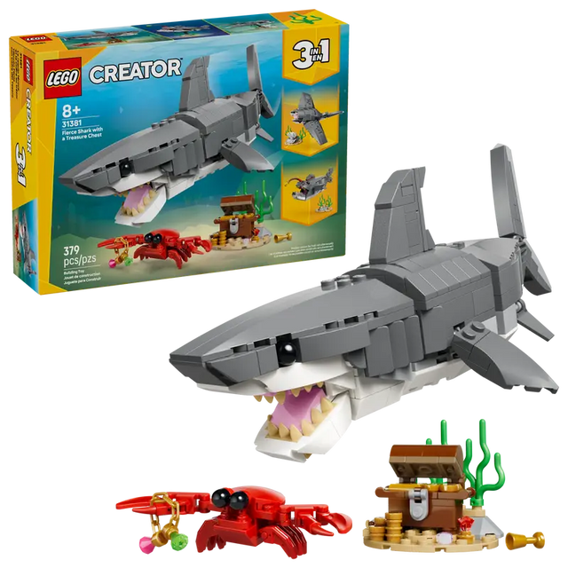 LEGO Fierce Shark with a Treasure Chest