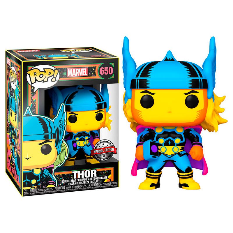 Funko POP! Thor (Black Light) - Limited Edition Special Edition Exclusive