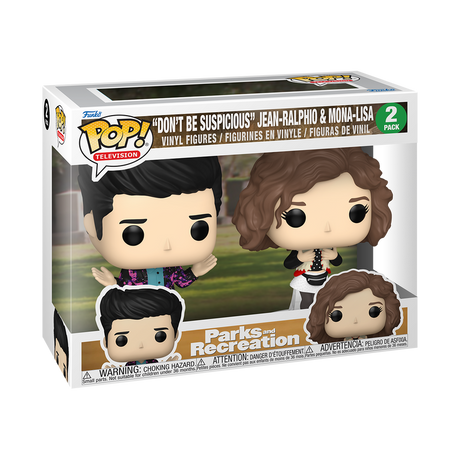 "Don't Be Suspicious" Jean-Ralphio & Mona-Lisa Parks & Recreation Funko Pop