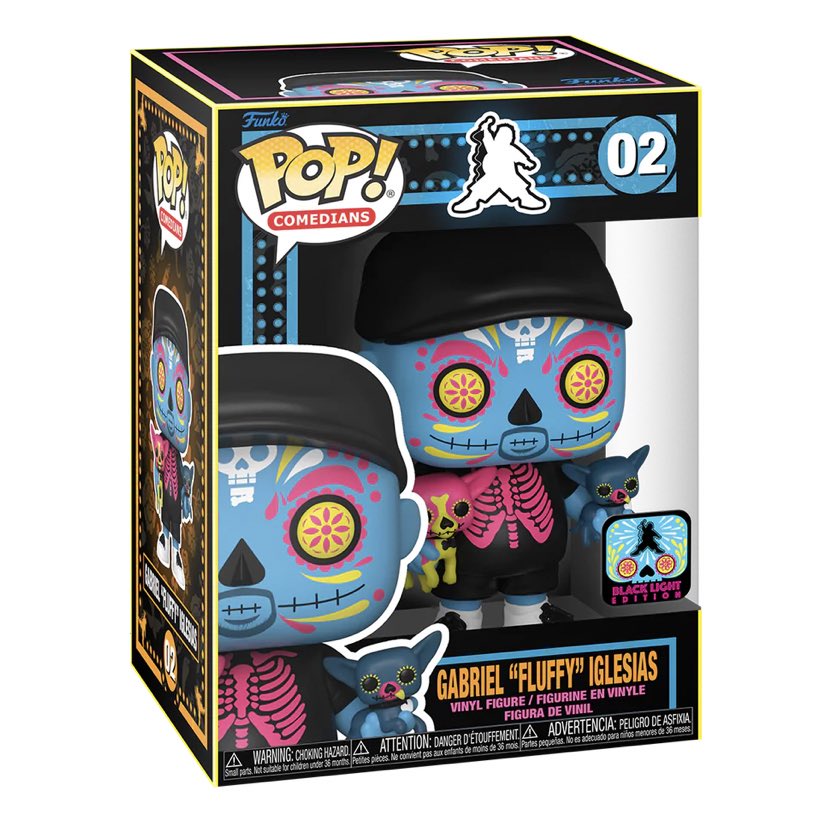 Funko POP! Gabriel "Fluffy" Iglesias (Black Light) (Signed)