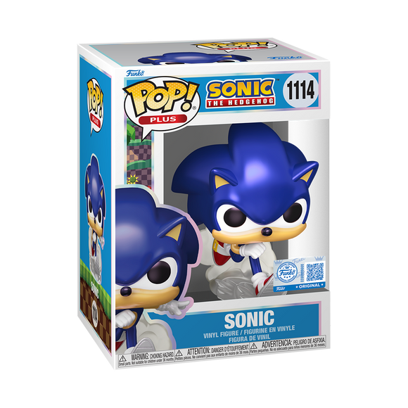 Funko POP! Plus Sonic (Pearlescent) - Limited Edition Specialty Series Exclusive