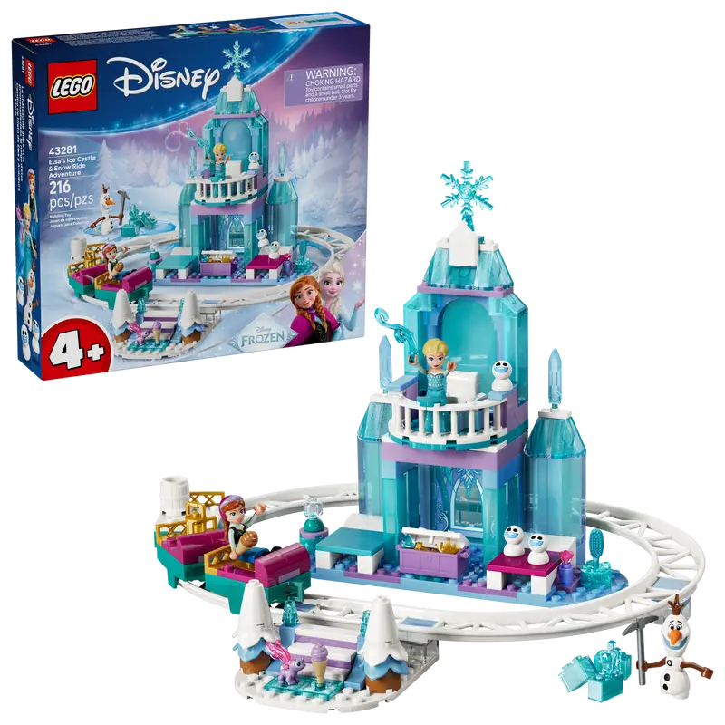 LEGO Elsa's Ice Castle & Snow Ride Adventure