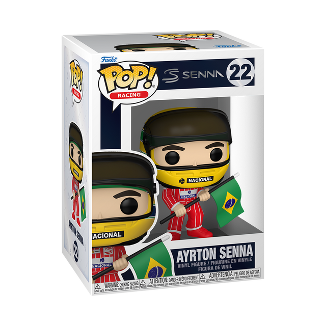 Funko POP! Ayrton Senna with Brazilian Flag (Pre-Order)