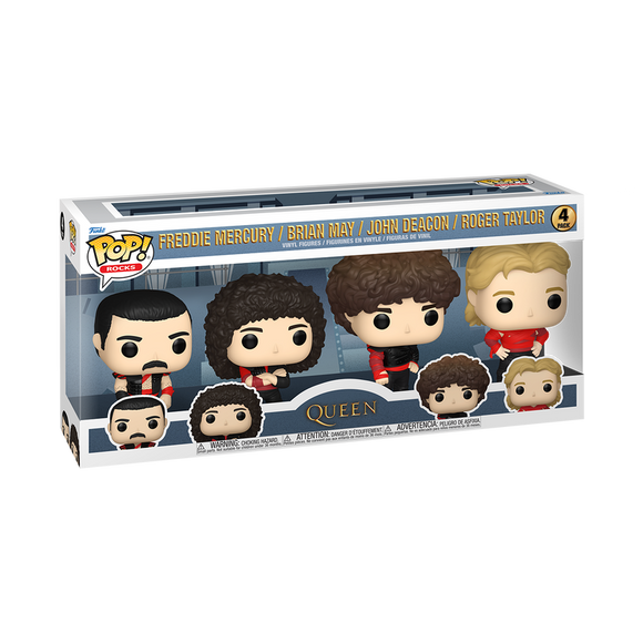 Funko POP! Queen (Radio Ga Ga) (4-Pack)