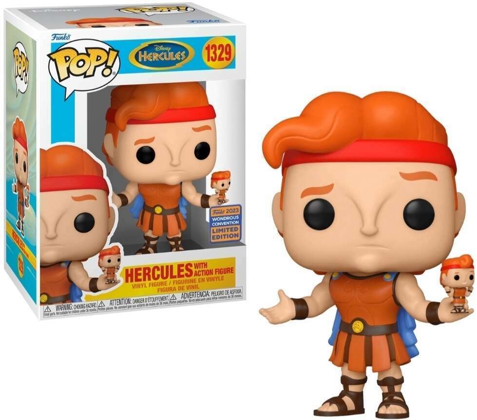 Funko POP! Hercules with Action Figure - Limited Edition 2023 WonderCon Exclusive