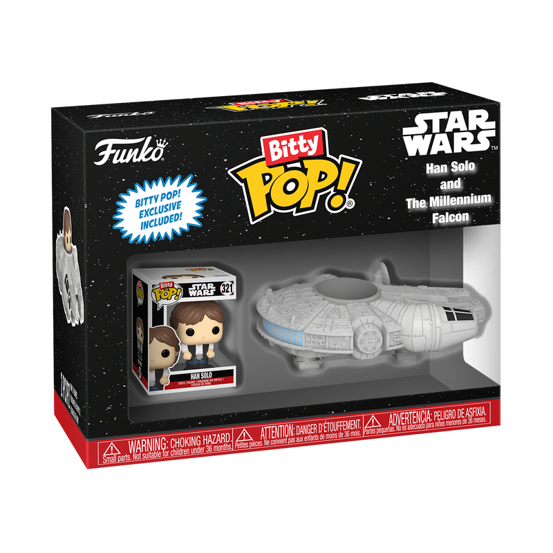 Bitty POP! Han Solo & The Millennium Falcon