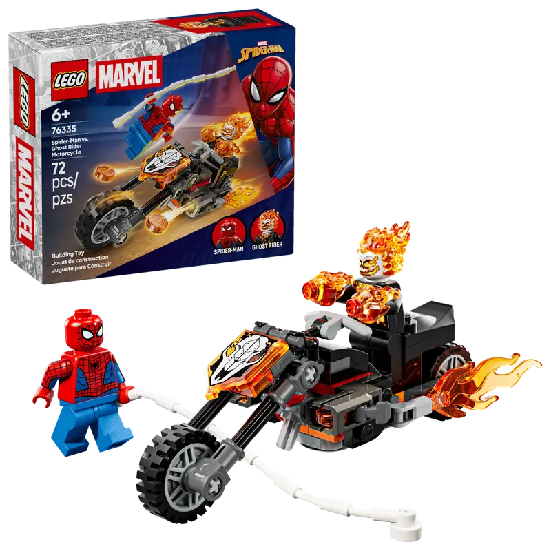LEGO Spider-Man vs. Ghost Rider Motorcycle