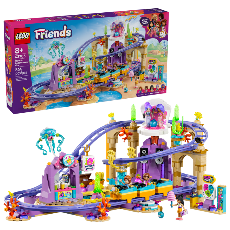 LEGO Mermaid Roller Coaster Ride