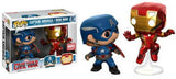 Funko POP! Captain America & Iron Man (2-Pack) - Limited Edition Marvel Collector Corps Exclusive