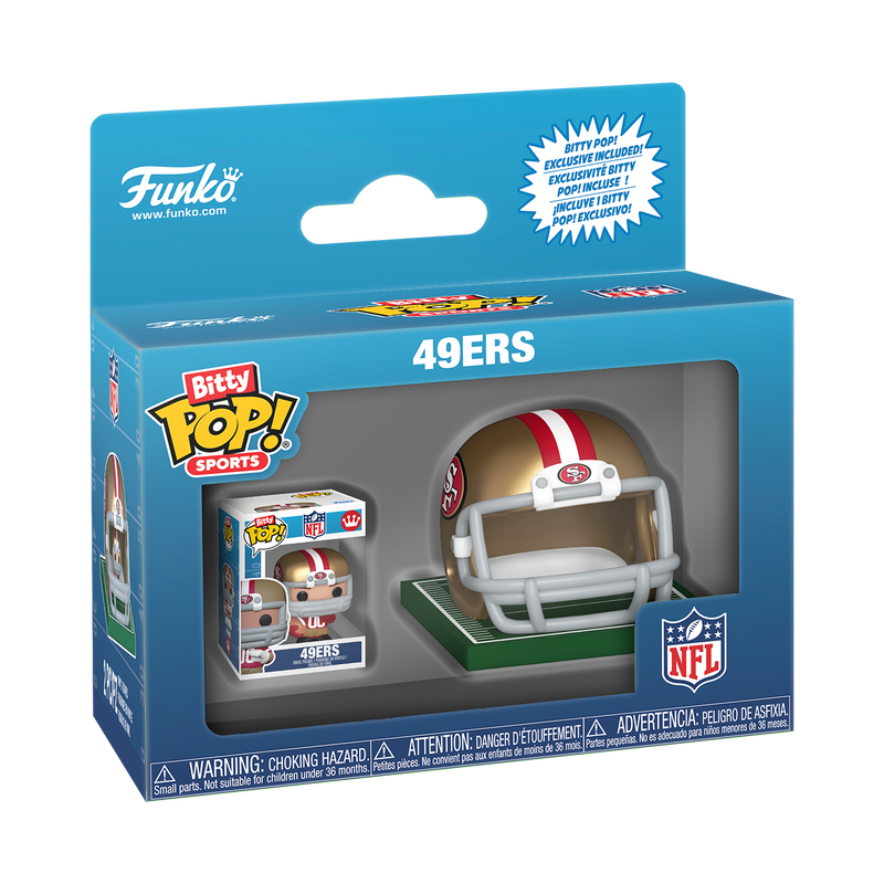 Bitty POP! Helmet & Player 49ers