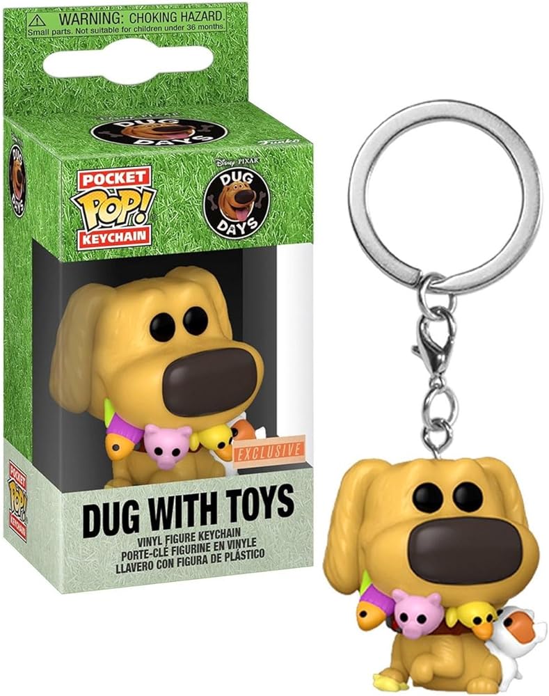 Funko POP! Keychain Dug with Toys - Limited Edition Exclusive