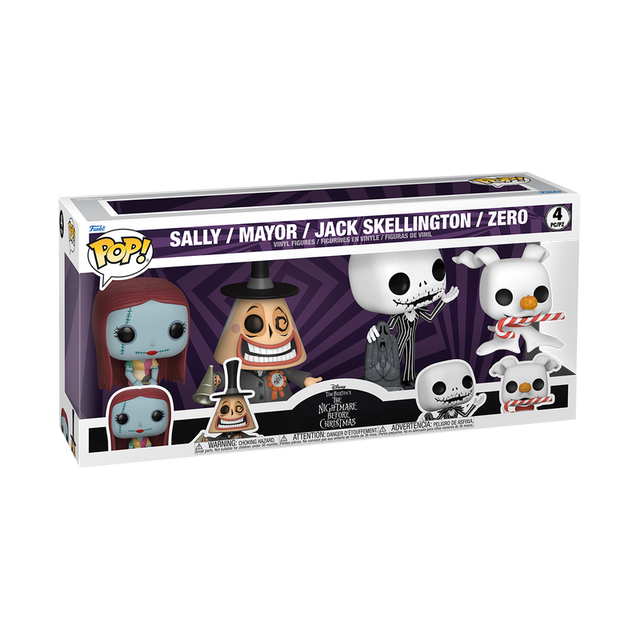 Funko POP! The Nightmare Before Christmas (4-Pack) (Pre-Order)