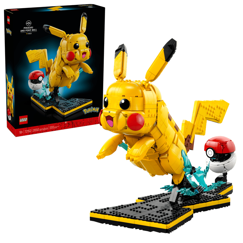 LEGO Pikachu and Poké Ball