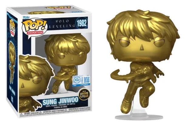 Funko POP! Sung Jinwoo (Gold) - Limited Edition Funko Shop Exclusive (2025 Anime of the Year)