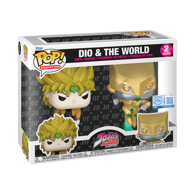 Funko POP! Dio & The World (2 Pack) - Limited Edition Funko Shop Exclusive (Pre-Order)